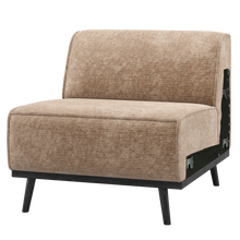Laden Sie das Bild in den Galerie-Viewer, STATEMENT 1-SEATER ELEMENT CHENILLE VELVET TAUPE
