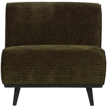 Laden Sie das Bild in den Galerie-Viewer, STATEMENT 1-SEATER ELEMENT RIB FABRIC WARM GREEN