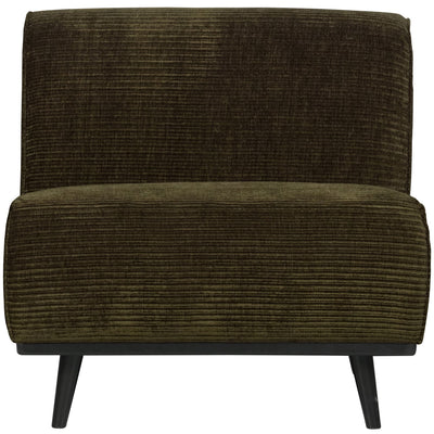 STATEMENT 1-SEATER ELEMENT RIB FABRIC WARM GREEN