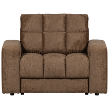 Laden Sie das Bild in den Galerie-Viewer, SECOND DATE ARMCHAIR STRUCTURE VELVET BRASS