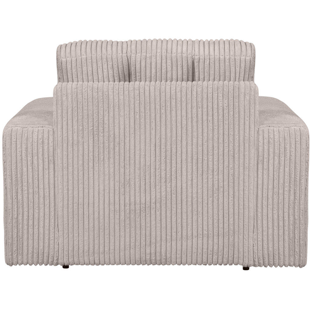 SECOND DATE ARMCHAIR RIB FABRIC NATURAL