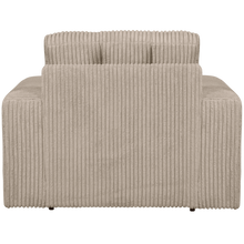 Load image into Gallery viewer, SECOND DATE ARMCHAIR RIB FABRIC TRAVERTIN