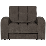 SECOND DATE ARMCHAIR VELVET WARM GREY
