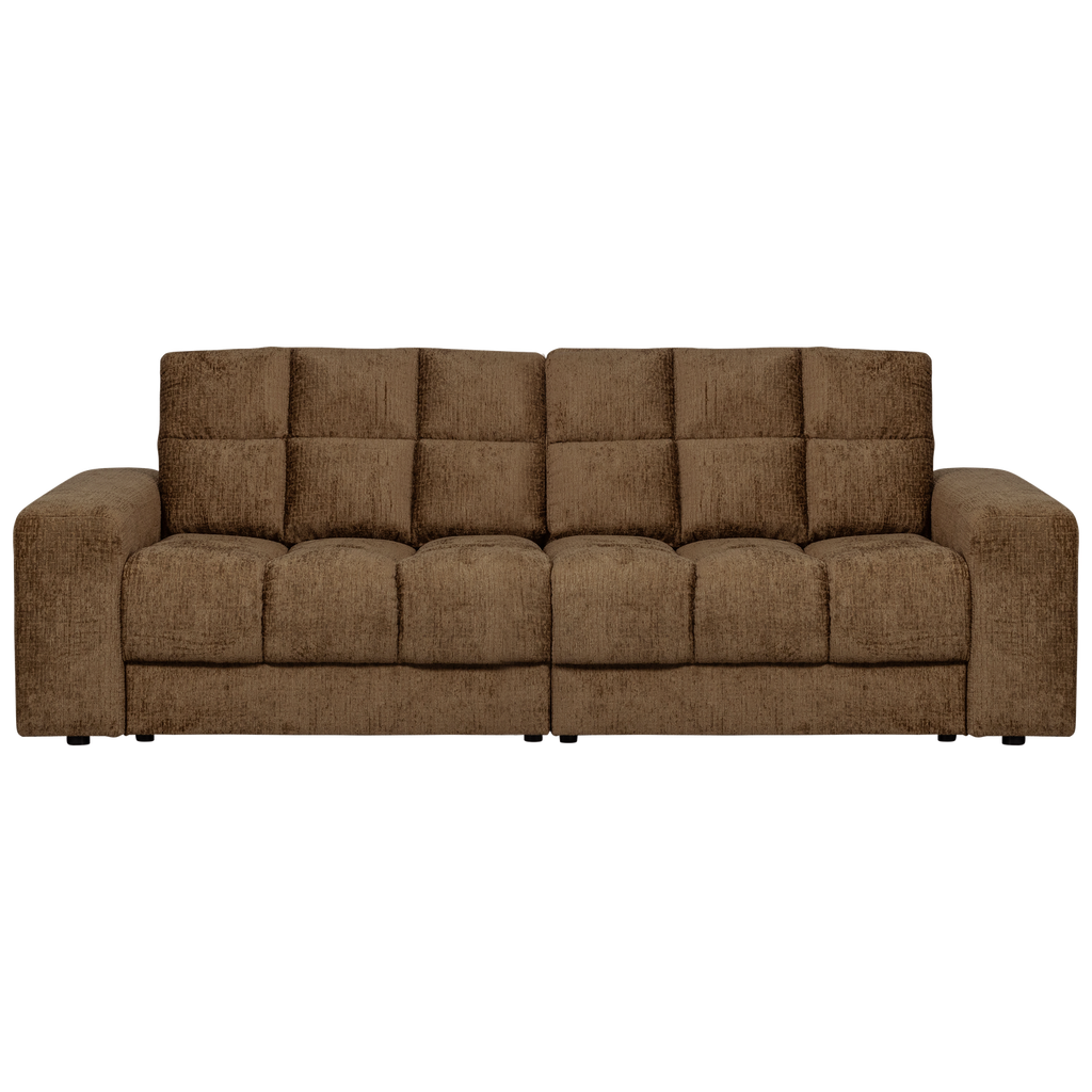 SECOND DATE 2-SEATER STRUCTURE VELVET BRASS