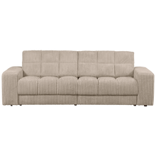 Laden Sie das Bild in den Galerie-Viewer, SECOND DATE 2-SEATER RIB FABRIC TRAVERTIN
