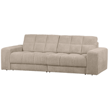 Laden Sie das Bild in den Galerie-Viewer, SECOND DATE 2-SEATER RIB FABRIC TRAVERTIN