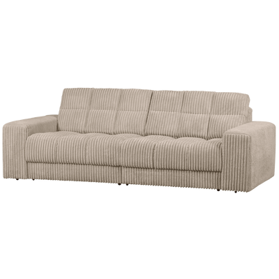 SECOND DATE 2-SEATER RIB FABRIC TRAVERTIN