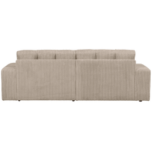 Laden Sie das Bild in den Galerie-Viewer, SECOND DATE 2-SEATER RIB FABRIC TRAVERTIN