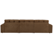 Laden Sie das Bild in den Galerie-Viewer, SECOND DATE 3-SEATER STRUCTURE VELVET BRASS