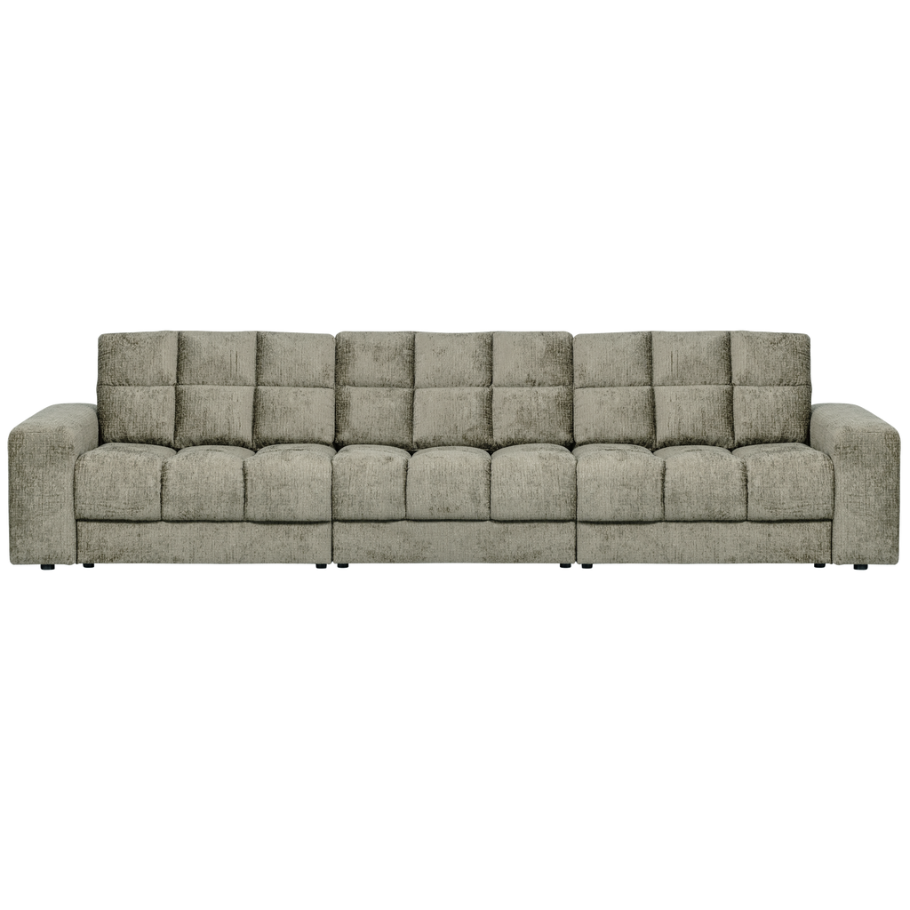 SECOND DATE 3-SEATER STRUCTURE VELVET FROST