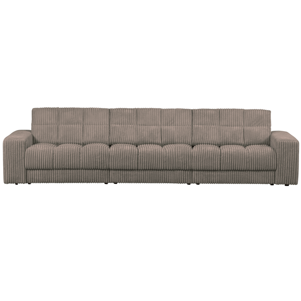 SECOND DATE 3-SEATER RIB FABRIC MUD