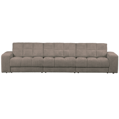SECOND DATE 3-SEATER RIB FABRIC MUD