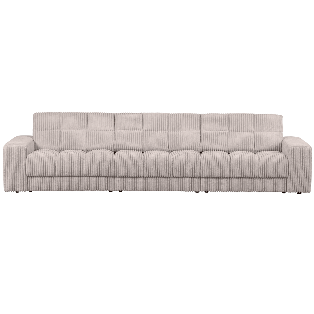 SECOND DATE 3-SEATER RIB FABRIC NATURAL