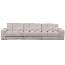 Laden Sie das Bild in den Galerie-Viewer, SECOND DATE 3-SEATER RIB FABRIC NATURAL