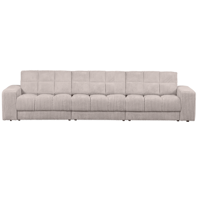 SECOND DATE 3-SEATER RIB FABRIC NATURAL