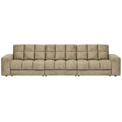 SECOND DATE 3-SEATER STRUCTURE VELVET WHEATFIELD