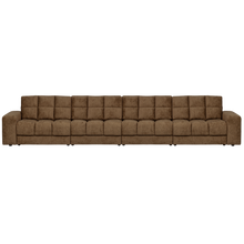 Laden Sie das Bild in den Galerie-Viewer, SECOND DATE 4-SEATER STRUCTURE VELVET BRASS