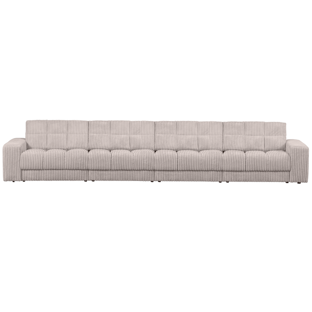 SECOND DATE 4-SEATER RIB FABRIC NATURAL