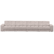 Laden Sie das Bild in den Galerie-Viewer, SECOND DATE 4-SEATER RIB FABRIC NATURAL