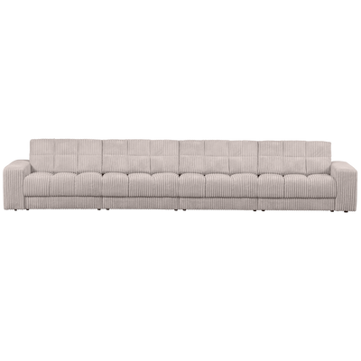 SECOND DATE 4-SEATER RIB FABRIC NATURAL