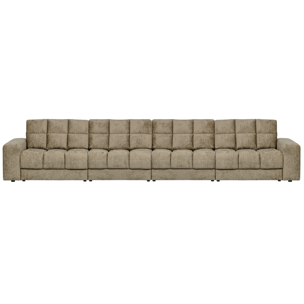 SECOND DATE 4-SEATER STRUCTURE VELVET WHEATFIELD