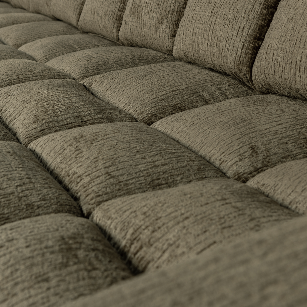 SECOND DATE CHAISE LONGUE LEFT STRUCTURE VELVET BONSAI