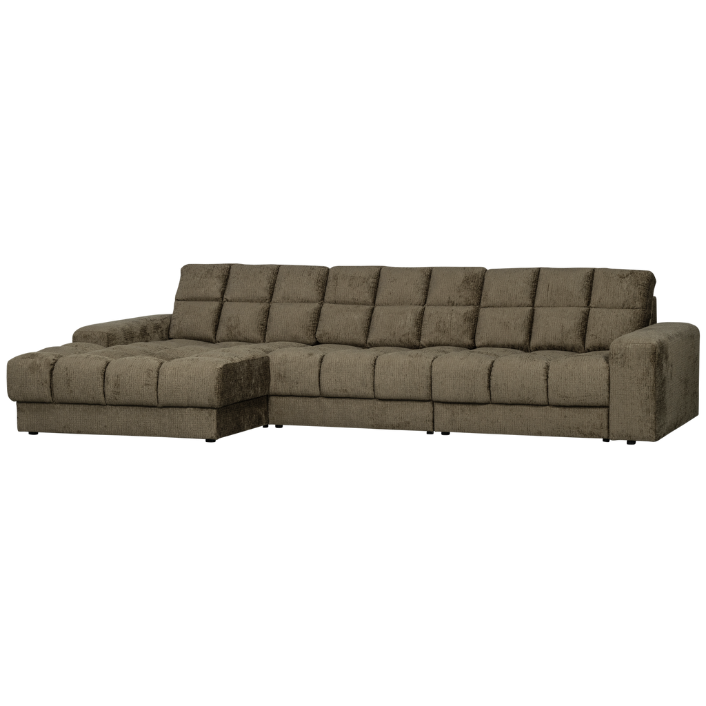 SECOND DATE CHAISE LONGUE LEFT STRUCTURE VELVET BONSAI