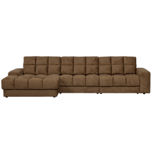 Laden Sie das Bild in den Galerie-Viewer, SECOND DATE CHAISE LONGUE LEFT STRUCTURE VELVET BRASS