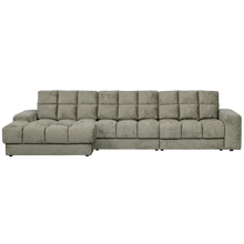 Laden Sie das Bild in den Galerie-Viewer, SECOND DATE CHAISE LONGUE LEFT STRUCTURE VELVET FROST