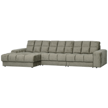 Laden Sie das Bild in den Galerie-Viewer, SECOND DATE CHAISE LONGUE LEFT STRUCTURE VELVET FROST