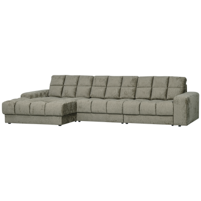 SECOND DATE CHAISE LONGUE LEFT STRUCTURE VELVET FROST
