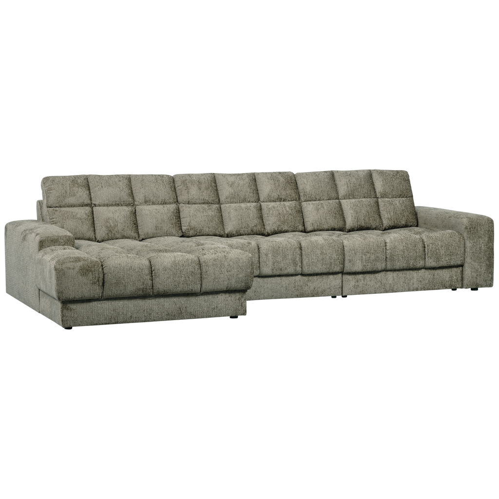 SECOND DATE CHAISE LONGUE LEFT STRUCTURE VELVET FROST