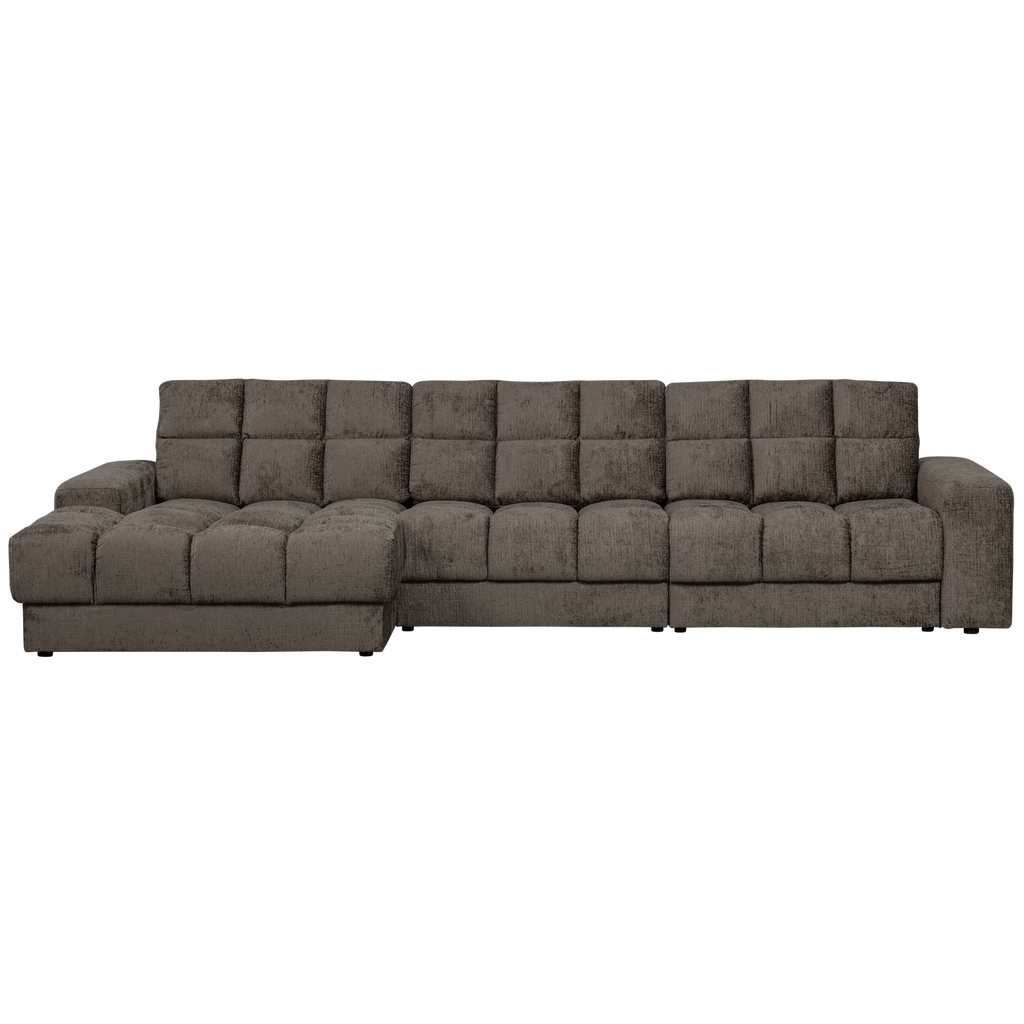 SECOND DATE CHAISE LONGUE LEFT STRUCTURE VELVET MOUNTAIN