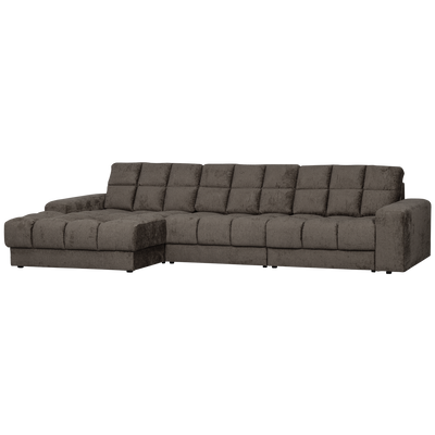 SECOND DATE CHAISE LONGUE LEFT STRUCTURE VELVET MOUNTAIN