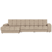 Laden Sie das Bild in den Galerie-Viewer, SECOND DATE CHAISE LONGUE LEFT VINTAGE NOUGAT