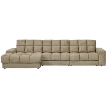 Laden Sie das Bild in den Galerie-Viewer, SECOND DATE CHAISE LONGUE LEFT STRUCTURE VELVET WHEATFIELD