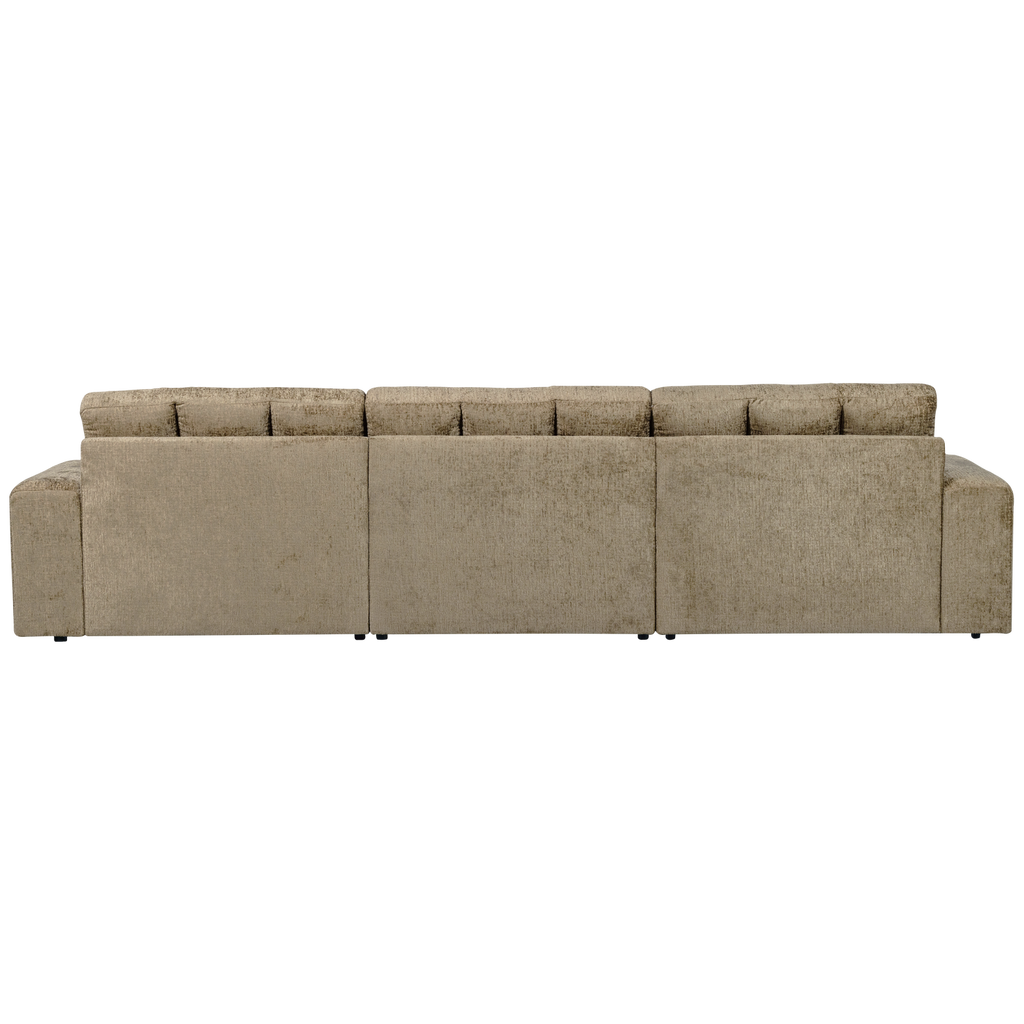 SECOND DATE CHAISE LONGUE LEFT STRUCTURE VELVET WHEATFIELD