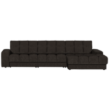 Laden Sie das Bild in den Galerie-Viewer, SECOND DATE CHAISE LONGUE RIGHT VINTAGE ANTHRACITE