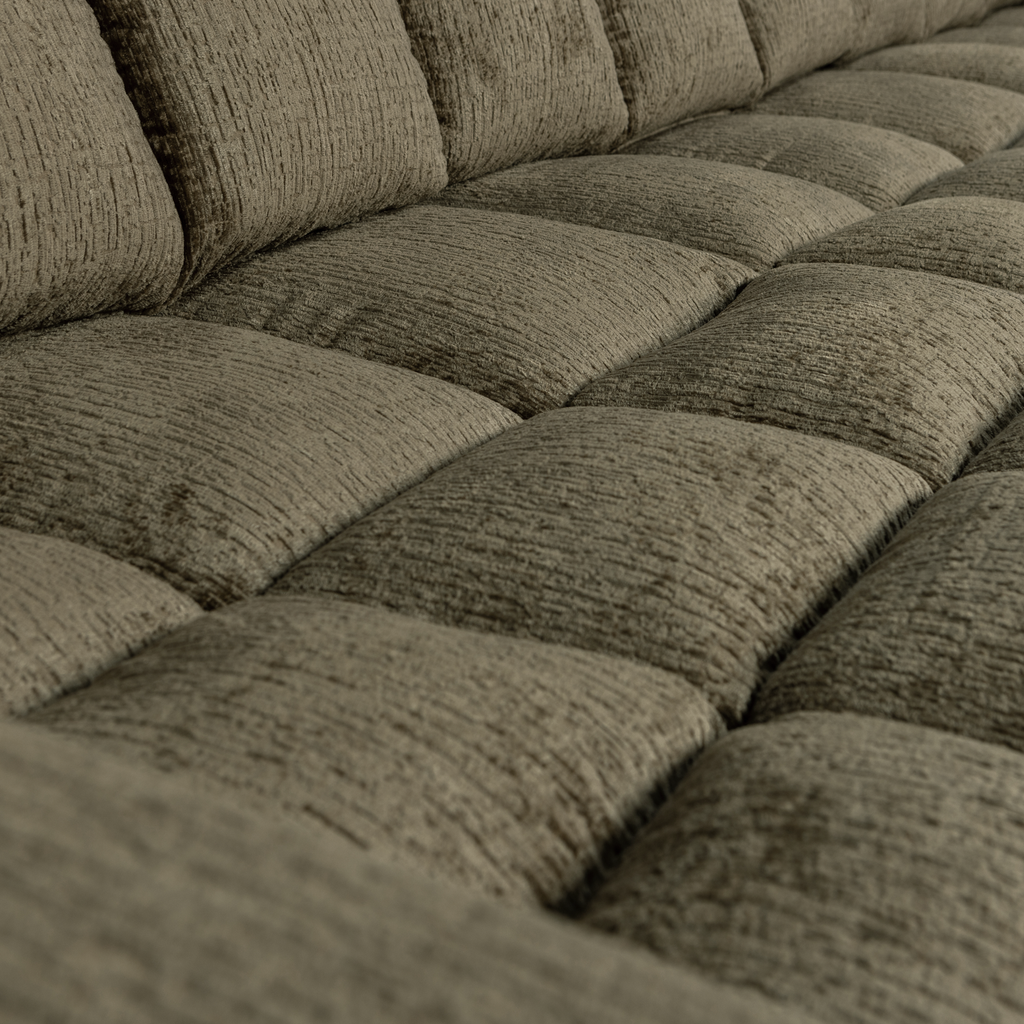 SECOND DATE CHAISE LONGUE RIGHT STRUCTURE VELVET BONSAI