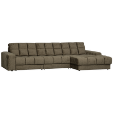 Laden Sie das Bild in den Galerie-Viewer, SECOND DATE CHAISE LONGUE RIGHT STRUCTURE VELVET BONSAI