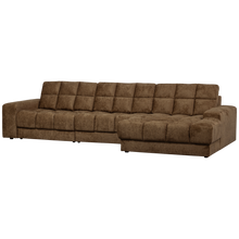 Laden Sie das Bild in den Galerie-Viewer, SECOND DATE CHAISE LONGUE RIGHT STRUCTURE VELVET BRASS
