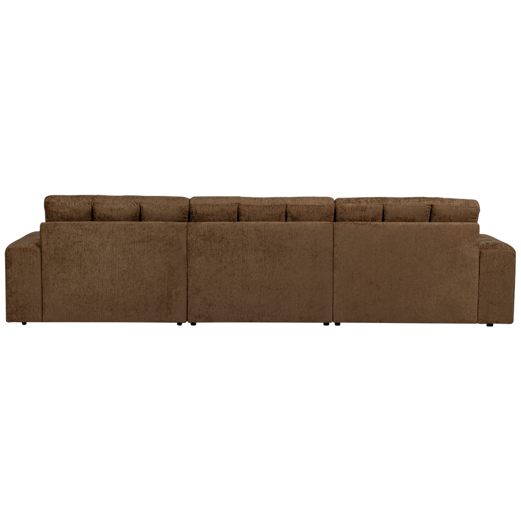 SECOND DATE CHAISE LONGUE RIGHT STRUCTURE VELVET BRASS