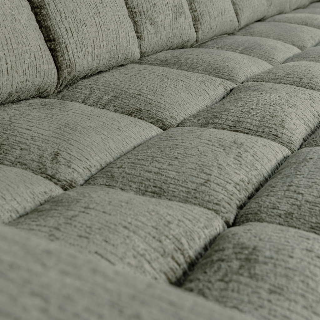 SECOND DATE CHAISE LONGUE RIGHT STRUCTURE VELVET FROST