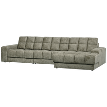 Laden Sie das Bild in den Galerie-Viewer, SECOND DATE CHAISE LONGUE RIGHT STRUCTURE VELVET FROST