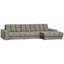 Laden Sie das Bild in den Galerie-Viewer, SECOND DATE CHAISE LONGUE RIGHT STRUCTURE VELVET FROST