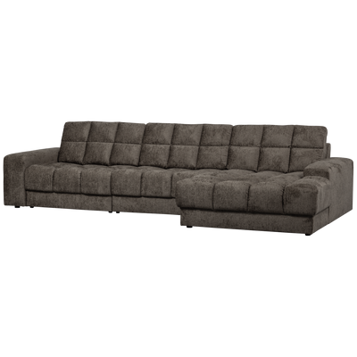 SECOND DATE CHAISE LONGUE RIGHT STRUCTURE VELVET MOUNTAIN