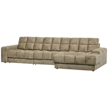 Laden Sie das Bild in den Galerie-Viewer, SECOND DATE CHAISE LONGUE RIGHT STRUCTURE VELVET WHEATFIELD