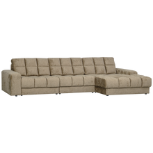 Laden Sie das Bild in den Galerie-Viewer, SECOND DATE CHAISE LONGUE RIGHT STRUCTURE VELVET WHEATFIELD