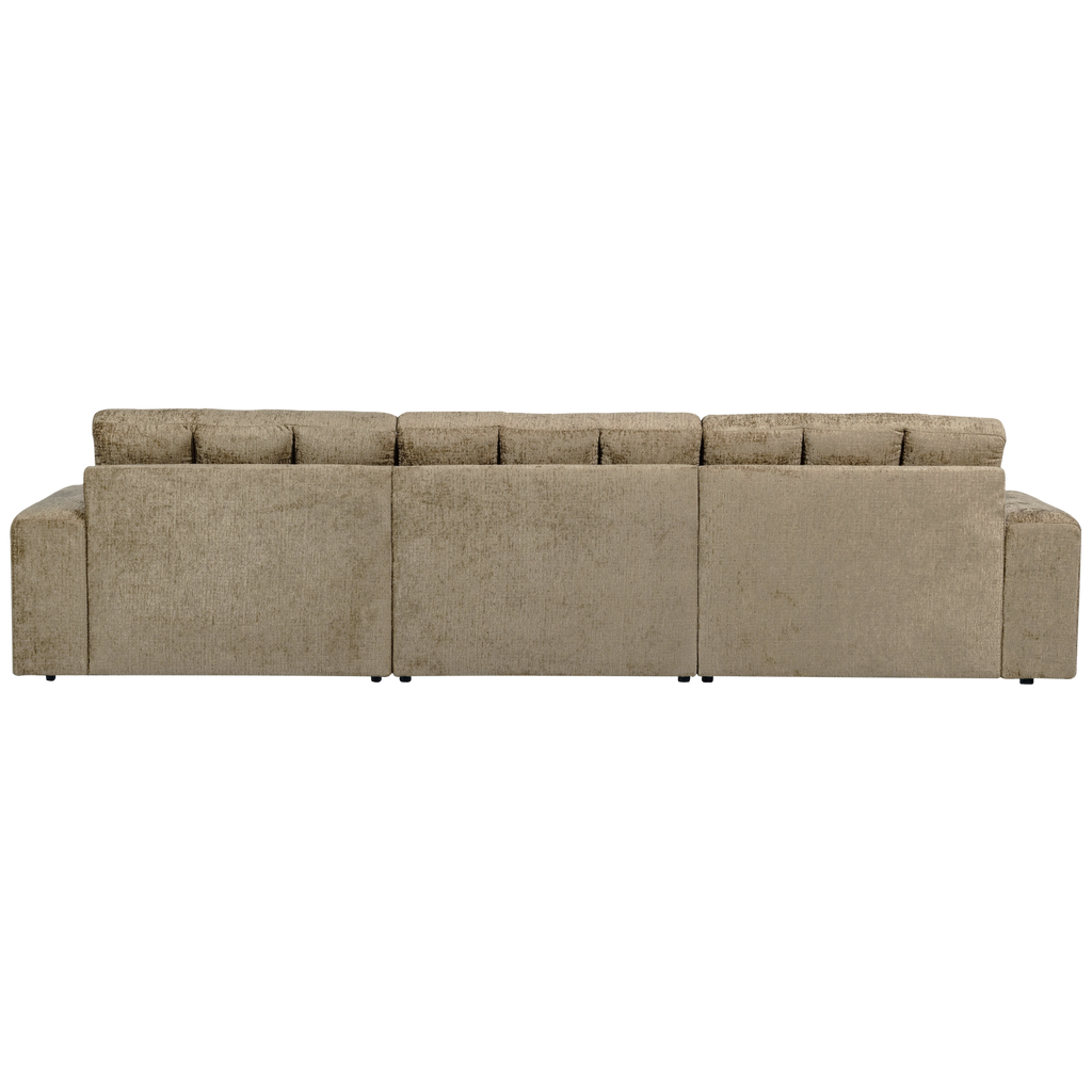 SECOND DATE CHAISE LONGUE RIGHT STRUCTURE VELVET WHEATFIELD