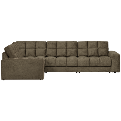 SECOND DATE CORNER SOFA STRUCTURE VELVET BONSAI